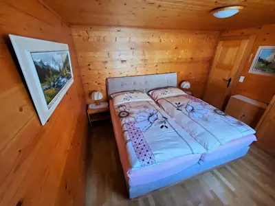 Ein Bett oder Betten in einem Zimmer der Unterkunft Taubenhaus OG
