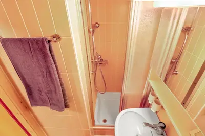 Ein Badezimmer in der Unterkunft Superbe appartement avec parking couvert gratuit