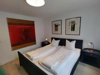 Ein Bett oder Betten in einem Zimmer der Unterkunft Panorama 26