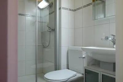 Ein Badezimmer in der Unterkunft Seewohnung 1
