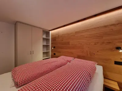Ein Bett oder Betten in einem Zimmer der Unterkunft Rio ski-in, ski-out