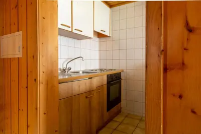 Küche/Küchenzeile in der Unterkunft Chalet Weisshorn 4