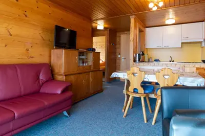 Küche/Küchenzeile in der Unterkunft Chalet Weisshorn 2