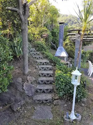 Ein Garten an der Unterkunft 