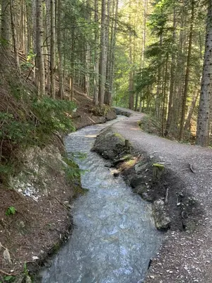 Naturlandschaft in der Nähe des Chalets