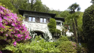 Ein Garten an der Unterkunft Casa Ilvea