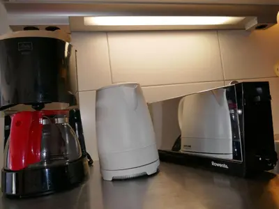 Kaffee-/Teezubehör in der Unterkunft Apartment Chalet Wyssefluh by Interhome