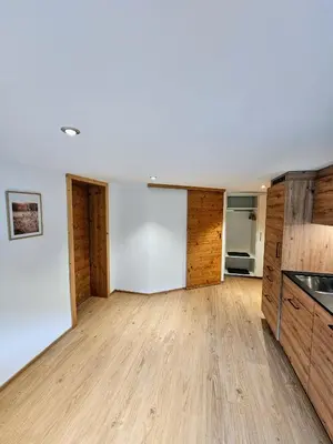 Küche/Küchenzeile in der Unterkunft Apartment Bergnest