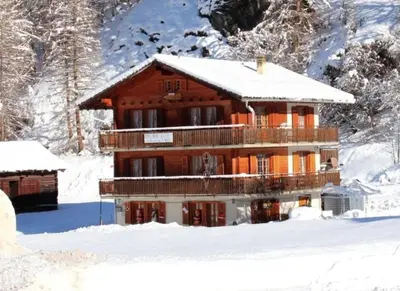 Chalet Les Rocailles im Winter