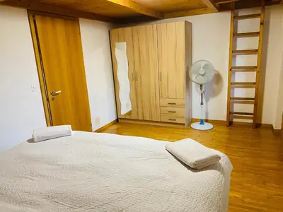 Ein Bett oder Betten in einem Zimmer der Unterkunft Lake View Residence