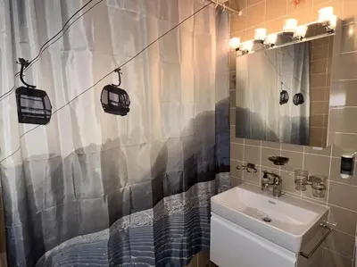 Ein Badezimmer in der Unterkunft Apartment in Wengen - Amazing views, centrally located by train station