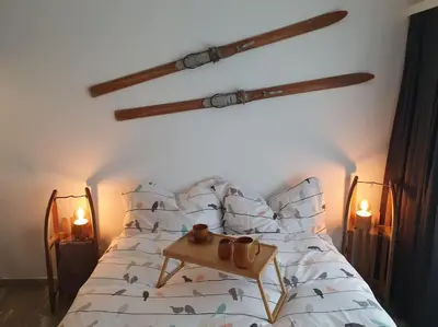 Ein Bett oder Betten in einem Zimmer der Unterkunft Studio Apollo 5