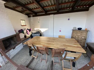 Ein Sitzbereich in der Unterkunft Natalies Hideaway