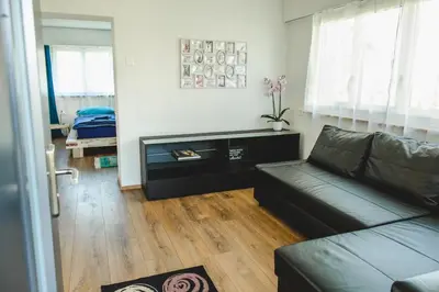 Ein Sitzbereich in der Unterkunft Natalies Hideaway