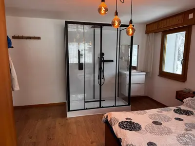Ein Badezimmer in der Unterkunft Zinal à 80m des remontées mécaniques