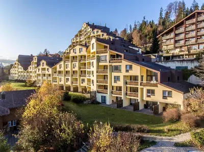 Das Gebäude in dem sich die Ferienwohnung befindet