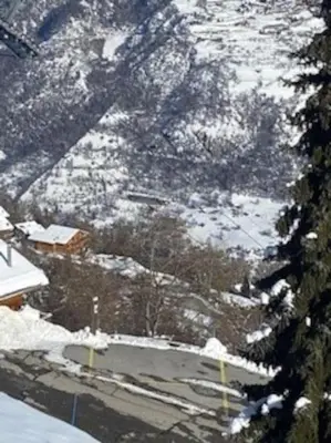 Naturlandschaft in der Nähe des Chalets