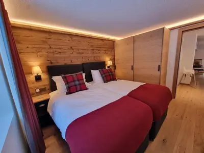 Ein Bett oder Betten in einem Zimmer der Unterkunft Riverside 2nd Floor South