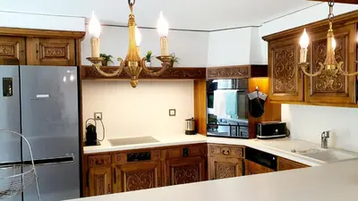 Küche/Küchenzeile in der Unterkunft Luxuriöse Villa Romantica