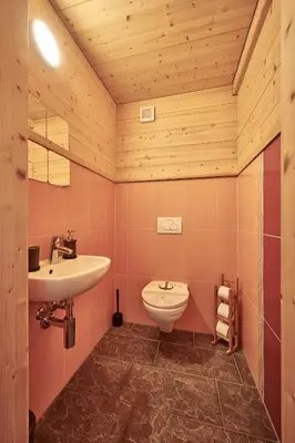 Ein Badezimmer in der Unterkunft Chalet Lauterbrunnen