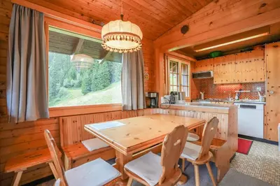 Küche/Küchenzeile in der Unterkunft Chalet Lieke Apartment