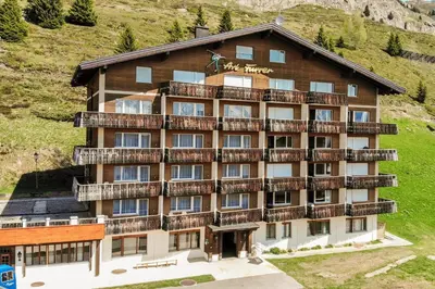 Das Gebäude in dem sich die Ferienwohnung befindet