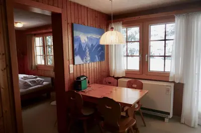 Ein Bett oder Betten in einem Zimmer der Unterkunft Chalet Lieke Parterre