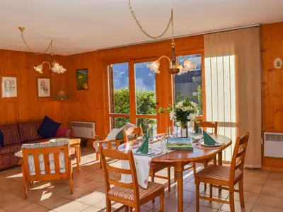Ein Sitzbereich in der Unterkunft Apartment Rüthanet by Interhome