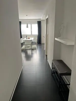 Ein Bett oder Betten in einem Zimmer der Unterkunft Appartement Tourbillon centre-ville
