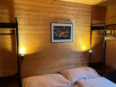 Ein Bett oder Betten in einem Zimmer der Unterkunft Chalet Kuckuk