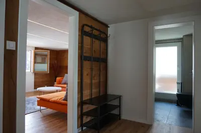 Ein Bett oder Betten in einem Zimmer der Unterkunft Rosenheim
