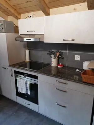 Küche/Küchenzeile in der Unterkunft Chalet-Daheim-Fiesch 3,5-Zimmerwohnung