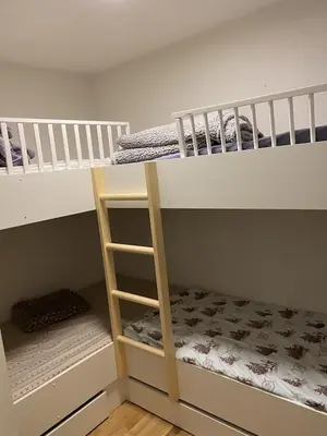 Ein Bett oder Betten in einem Zimmer der Unterkunft Magnifique résidence à quelques pas des remontées mécaniques et centre Montana