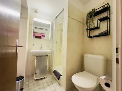 Ein Badezimmer in der Unterkunft Casa Leoni a Moghegno