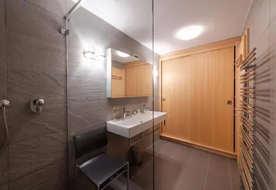 Ein Badezimmer in der Unterkunft Chalet Sole Apt 3