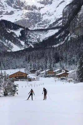 Peacefull Mountains View im Winter