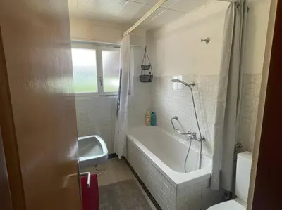 Ein Badezimmer in der Unterkunft Besso Miège Spacieux, situation idéale pour visiter le Valais