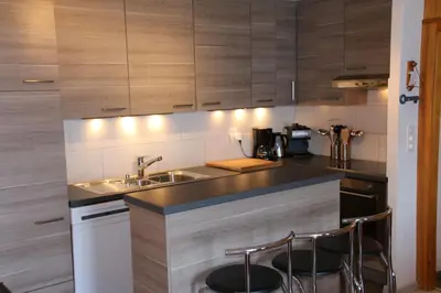 Küche/Küchenzeile in der Unterkunft Greppons O 031 - MOUNTAIN apartment 10 pers