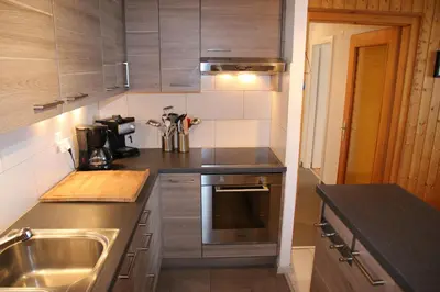Küche/Küchenzeile in der Unterkunft Greppons O 031 - MOUNTAIN apartment 10 pers
